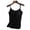 Black, variant on Lady Comfortable Modal Cotton Camisole with Chest Padded Bra
