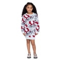 thumbnail image 5 of Disney Stitch Girls Holiday Sweater Dress with Long Sleeves, Sizes 4-12, 5 of 8