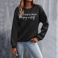 thumbnail image 2 of Walking by Faith Tripping Constantly Sweatshirt for Women Christian Bible Verse Graphic Sweatshirts Womens Pullover Top, 2 of 5