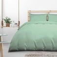 thumbnail image 2 of Unique Bargains 3 Pieces Pompoms Duvet Cover Bedding Set King Green, 2 of 8