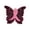 Black, variant on Breast Cancer Awareness Butterfly Embroidered Sew/Iron On Patch