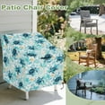 thumbnail image 3 of Renewold Outdoor Patio Chair Covers Lounge Deep Seat Covers Waterproof Funiture Covering for Swivel, Adirondack, Rocking Chairs, 38"W x 38"D x 36"H, Sea Turtle Coral Starfish, 3 of 7