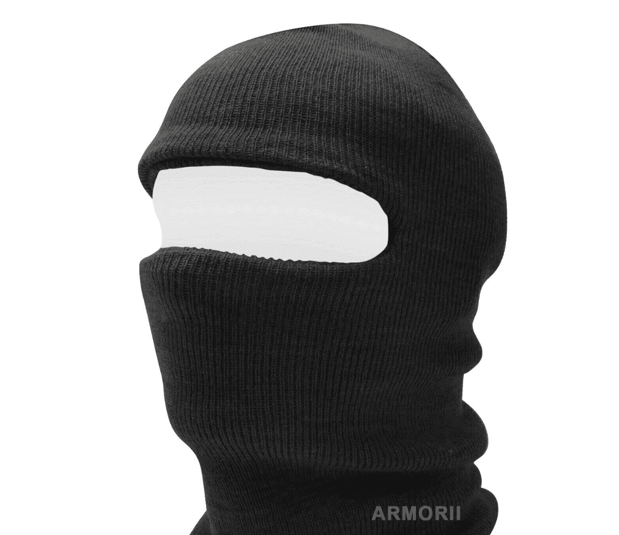 Winter Ski Face Mask Balaclava Beanie Hat Hood Tactical Knitted Warm Cap 1 Hole 