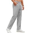 thumbnail image 5 of sageysalite Athletic Pants for Men Casual Straight Leg Drawstring Elastic Waist Lightweight Quick Drying Workout Pants with Pockets, 5 of 5