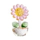thumbnail image 4 of Figura de girasol, ramo de cristal, centro de mesa de flores, adorno de girasol pequeño rosa, 4 of 9