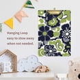 thumbnail image 4 of FORMRS Acrylic Clipboard with Low Profile Clip Standard A4 Letter Size, 12.5" x 9", Retro Floral Pattern, 4 of 8