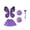 C - 48cm, variant on WD-Forest 19in Butterfly Wings Porch Goose Outfit 4-Piece Tutu Set for 24in Decorative Goose Festive Holiday Attire