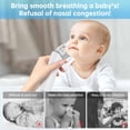 thumbnail image 4 of Baby Nasal Aspirator, Electric Baby Nose Booger Sucker IPX7 Waterproof Automatic Nose Cleaner with 3 Silicone Tips, 3 Levels Suction, Music & Colorful Light for Toddler Kids Infants Child, 4 of 8