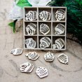 thumbnail image 3 of 45pcs forma de pastel madera adornos DIY Sunnimix Piezas de madera inacabada, 3 of 7