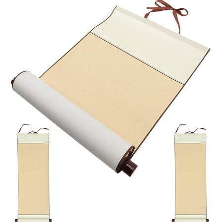 OUNONA  3 Pcs Parchment Paper Blank Scroll Lightweight Chinese Writing