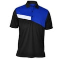 thumbnail image 1 of Monterey Club Men's Vapor Flash 2.0 Colorblock Golf Polo Shirt #1194, 1 of 2