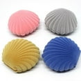 thumbnail image 3 of UDIYO Lovely Shell Shape Display Box Necklace Ring Earrings Jewelry Storage Case Gift Box, 3 of 6