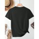 thumbnail image 2 of 100% Cotton one Spooky Mama Matching Family Halloween Costumes T-Shirt Women's oversized Tee Causal Breathable Classic Comfort Tops, 2 of 5