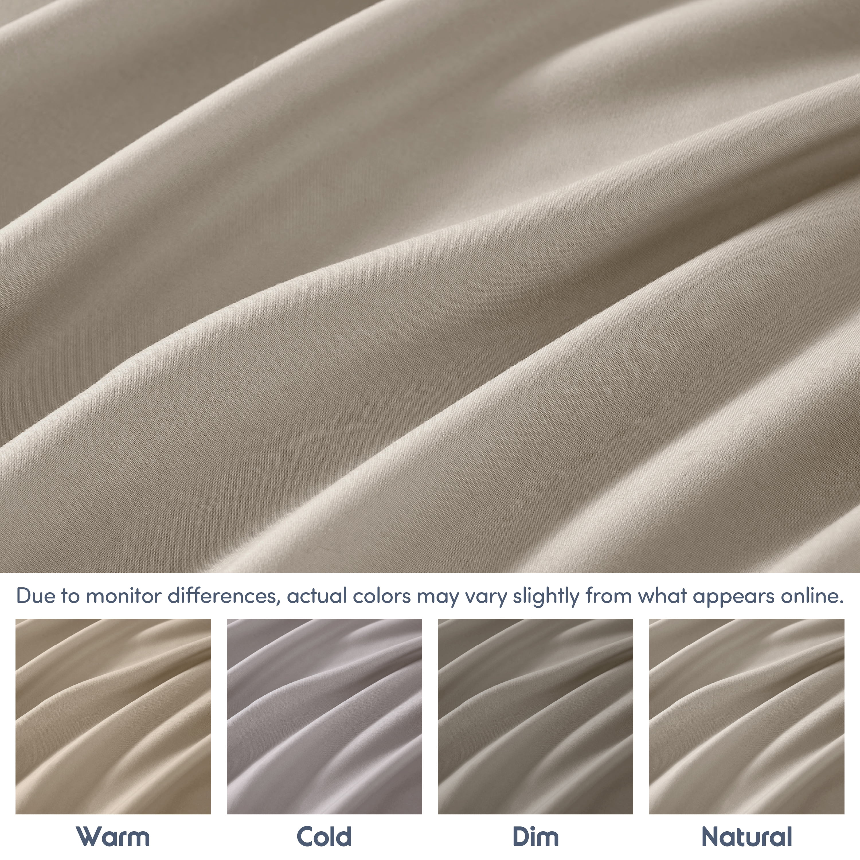 Lammaloe 4 Pack Extra Deep Pocket Twin Fitted Sheet Only, Fits 18" to 24" Mattress, Soft Microfiber Fitted Bed Sheet, Linen
