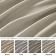 thumbnail image 6 of Virtu Full Fitted sheet only, 1800 Extra deep pocket fitted sheet soft microfiber, Linen, 6 of 6