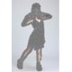 thumbnail image 4 of Disfraz de baile latino para niños, traje de competición con borlas y lentejuelas (vestido + manga de mano + pendientes de borla), 4 of 4
