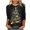 Style 12, variant on GERsome Christmas Shirts for Women Xmas Tree Graphic Tee 3/4 Length Sleeve Tshirts Crew Neck Loose Fit Pullover Tops Christmas Party Shirts Size M
