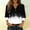 Black, variant on Drovellove Women's Casual V Neck Cardigan with 3/4 Length Sleeve - Button Down Up Plaid Print Tunic Top for Spring