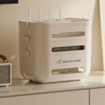 thumbnail image 6 of Router Storage Box TV Set-Top Box Storage Rack Socket Wire Organizer Three-layer, 6 of 9