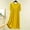 Yellow, variant on QUINDOS Womens Pajamas Plus Size Long Nightgowns for Women Pleated Front Short Sleeve Sleep Dress Casual Solid Loose Home Wear Night Dress
