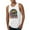White, variant on Funny Neon Sloth | Dean Russo Art Animal Lover Mens Sleeveless Top, Heather Grey, L