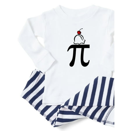 

CafePress - Pi A La Mode - Toddler Long Sleeve Pajama set
