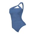 thumbnail image 4 of TODOZO One Piece Swimsuits for Women Tummy Control 2025 Trendy One Shoulder Bathing Suits for Women One Shoulder Swimsuit for Women Bathing Suits Modest Full Coverage Keyhole Swimwear Navy Xl, 4 of 4