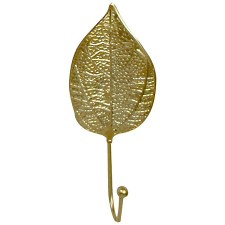 

Mini Hanging Wall Hook Clothes Key Hat Coat Metal Hanger Home Decorative Organizer F Golden