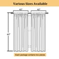 thumbnail image 2 of Patin Navy Blue Curtains 2 Panels 42 x 63 Inch, Rod Pocket Light Filtering Elegant Window Curtains, Faux Linen Textured Drapes for Bathroom Bedroom Living Room, 2 of 10