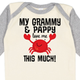 thumbnail image 4 of Inktastic Grammy and Pappy Love Me Boys or Girls Long Sleeve Baby Bodysuit, 4 of 5