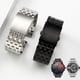 thumbnail image 2 of Correa de reloj de acero inoxidable macizo para Diesel Dz7256 Dz7291 Dz7257 Pulsera de reloj maciza para hombre Correa de reloj 22 24 26 28 30 mm, 2 of 5