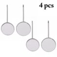 thumbnail image 1 of 4 Pcs Miroir Dentaire en Acier Inoxydable Outil de Dentiste Miroir Buccal, 1 of 7