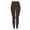 Coffee, variant on Dursoulink Halloween Leggings for Girls Striped Print High Waist Stretchy Soft Tights Kids Pants for School Daily Wear with Soft Polyester Fabric
