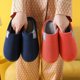 thumbnail image 4 of Zapatillas de casa de fondo suave y grueso para hombre y mujer, pantuflas de felpa para el hogar, zapatillas térmicas antideslizantes para interiores, Invierno, 4 of 4