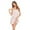 White, variant on FJUCHAI Nightgown Pj Dress for Women Silk Sleepwear Satin Sleep Dress Babydoll Lingerie Dress Mini Slip Chemise Nightwear S-XXL