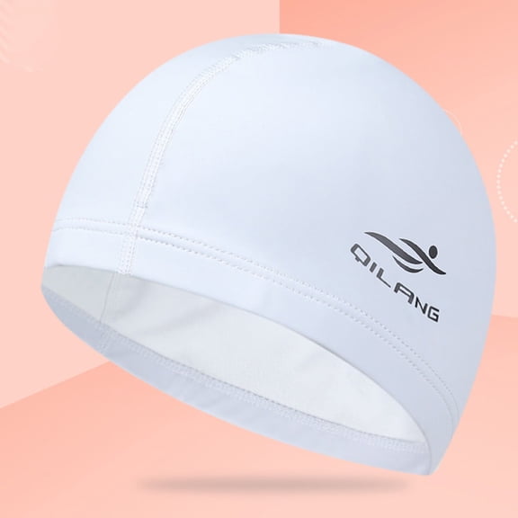 Fabric Swim Cap, High Elasticity Swimming Cap Keeps Hair Clean Breathable Fit Both Long Hair Short Hair, Swim Caps Woman Girls Men Kids One Size Hat101