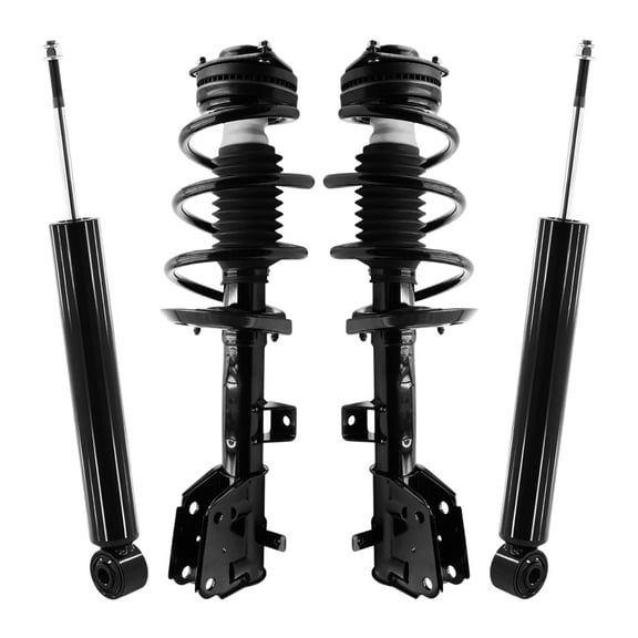 AutoShack Front Complete Strut & Coil Spring   Shock Absorber Replacement for 2017-2020 Chrysler Pacifica 4-PC Kit