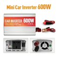 thumbnail image 2 of 600W Car Power Inverter DC to AC Power Converter With 5V 2A USB Sine Wave Car Inverter Charger Conversion Power ,Easy to Use, 2 of 7