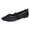 Black, variant on Mesh Mary Jane Shoes Women Floral Embroidery Pointed Toe Ballet Flat Shoes Elastic Band Slip on Casual Summer Dress Shoes Pink Size 7.5