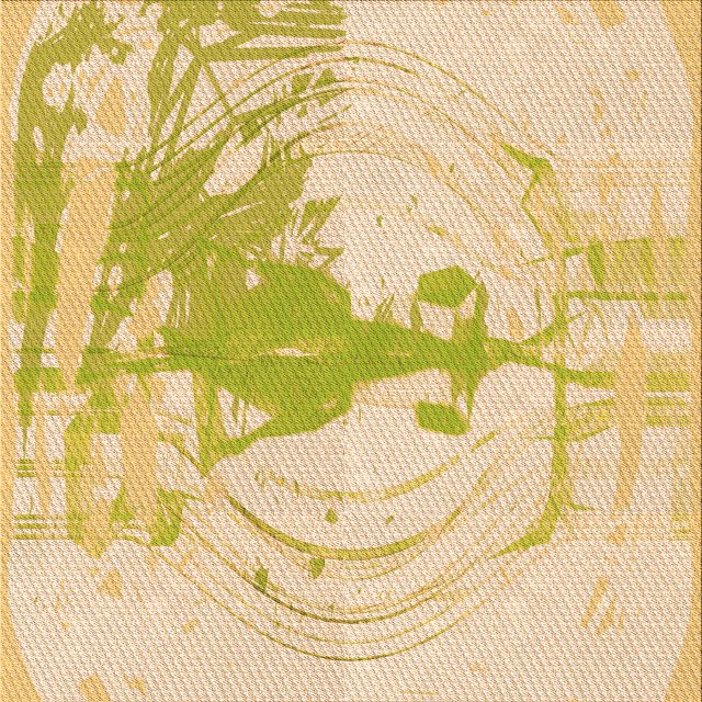 Ahgly Tapis d'Intérieur Lavable en Machine Carré Transitionnel Jaune Soleil, 8 Pieds Carré