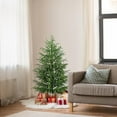 thumbnail image 5 of Minibee Artificial Norfolk Pine Tree with Lights, 2FT Pre-Lit Christmas Tree with Black Pot for Living Room or Entryway, 5 of 11