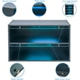 thumbnail image 7 of MIDODO Shoe Storage Box with Glass Door, Shoe Organizer Storage Box with RGB Led Light & APP Control Shoe Storage Bin Cabinet, 7 of 7