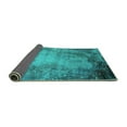 thumbnail image 2 of Ahgly Company Indoor Square Oriental Turquoise Blue Industrial Area Rugs, 3' Square, 2 of 4