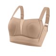 thumbnail image 5 of Women's Solid Color Lifting Gathering Bra with Blocking Design for Everyday Wear, 5 of 5
