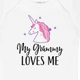 thumbnail image 4 of Inktastic Grammy Loves Me Unicorn Girls Girls Baby Bodysuit, 4 of 5