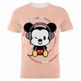 thumbnail image 1 of Camiseta de cuello redondo para hombre, camiseta de moda callejera de manga corta con estampado 3D de dibujos animados de Disney, Mickey Mouse, 1 of 2