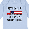 thumbnail image 4 of Inktastic My Uncle Still Plays with Trucks Boys or Girls Long Sleeve Baby Bodysuit, 4 of 5