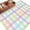 LightBLue, variant on White Grid Entryway Rug 2'x3' Non Slip Front Door Mats, Colorful Plaid Modern Geometric Pattern Entrance Rugs Indoor Outdoor Carpet, Washable Floor Mats Small Area Rug for Bedroom Kitchen