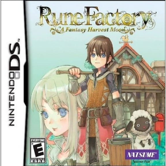 Restored Rune Factory: A Fantasy Harvest Moon (Nintendo DS, 2007) RPG Game (Refurbished)