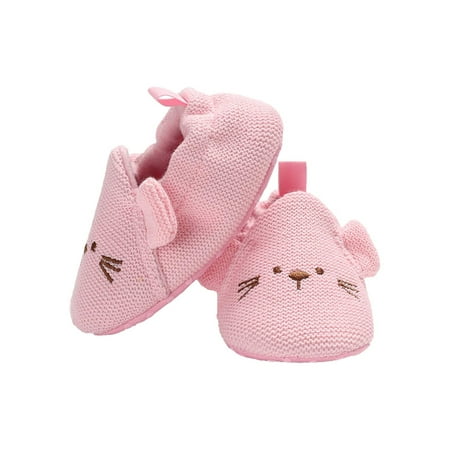

LWXQWDS Baby Boy Girl Soft Sole Crib Shoes PU Sneaker Prewalker Winter Warm Shoes